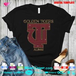 tuskegee bling svg, Tuskegee Rhinestone svg, tuskegee golden tigers svg, tuskegee mascot svg