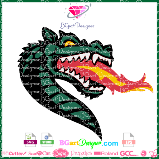 UAB Blazers mascot SVG and silhouette file, vector cut files, cuttable file, cricut svg, silhouette cameo, cutting machine, Birmingham university Ncaa, fanmats