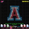 University of Arizona rhinestone template digital design preview for cutting machines