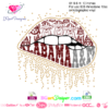 Alabama A&M Bulldogs svg, college football logo svg, vector cut file, cricut, silhouette cameo