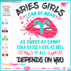 Aries girls lips svg, gold chain svg file, transparent png, cricut silhouette, zodiac sign biting lips download