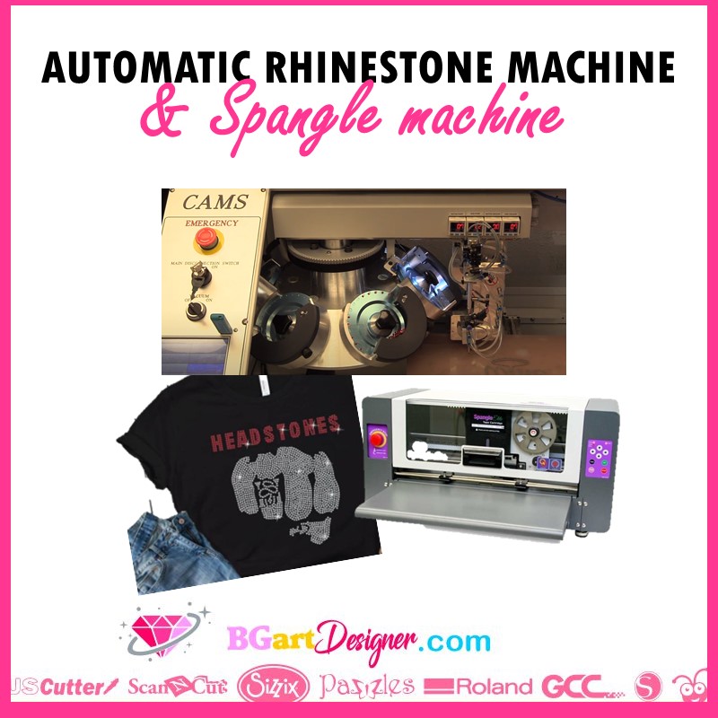automatic rhinestone machine and spangle machine