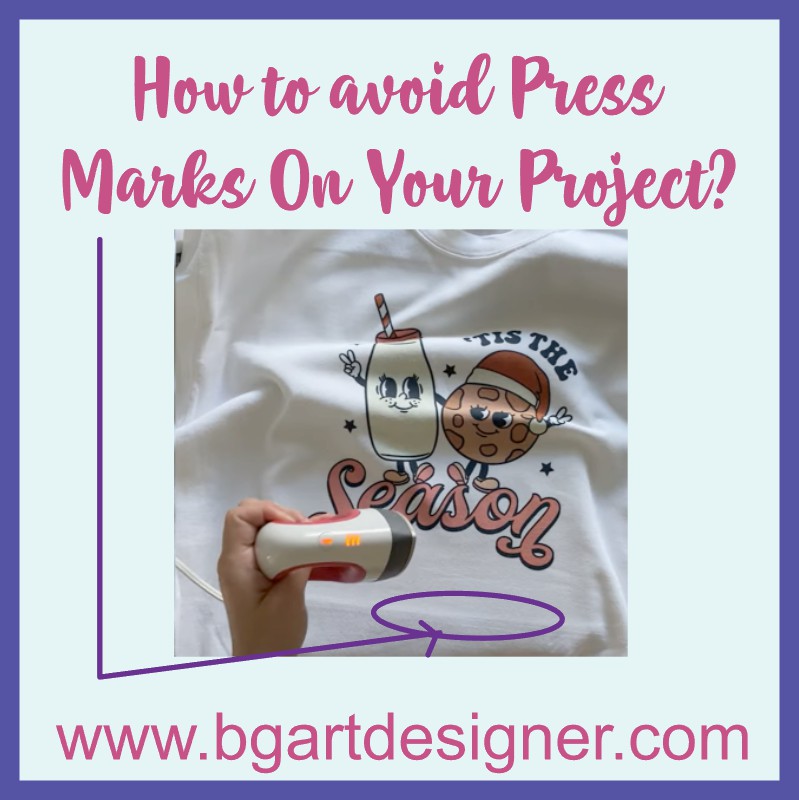 How to avoid Press scorch Marks On Your vinyl or sublimation Project?