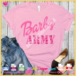 barbz army layered svg, barbz army pink camouflage svg