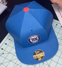 paper baseball hat template