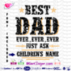 fathers day SVG, Best Dad ever, gift ideas for father day 2019