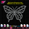 Big butterfly rhinestone svg cricut silhouette, butterfly bling mask svg ss10 digital template, vector cut file