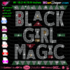 black girl magic bling svg, black girl magic rhinestone download, black girl magic svg cricut silhouette, black girl magic melanin svg