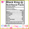 Black king nutritional Facts svg, based ancestors svg cricut silhouette, simple-minded people svg, white supremacy cut file