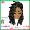 black woman dreads svg, Afro Beautiful Woman SVG, Girl Boss With Locs SVG, hairstyle diva svg cricut silhouette