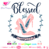 blessed and unstoppable svg, cricut vector cuttable file, silhouette cameo, blessed svg, unstoppable svg, simply blessed motivational svg files