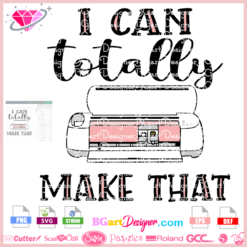 I Can Totally Make That SVG download- Crafting afro girl SVG cricut - Crafter Quote SVG vector layered - Cutting Machine vinyl htv Svg - Craft Room clipart Svg Eps Dxf Png