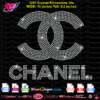 Chanel logo rhinestone svg cricut silhouette
