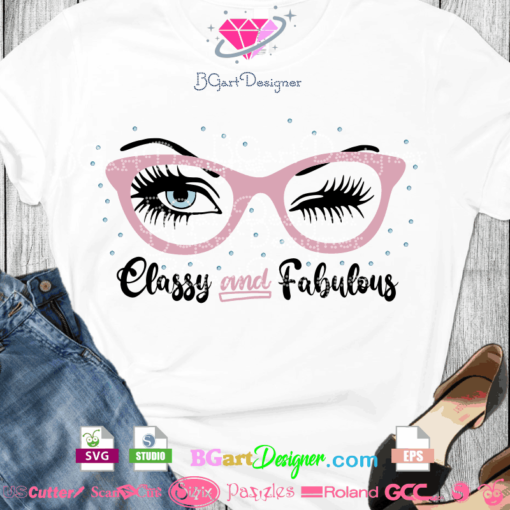 classy and fabulous woman face vector svg files, silhouette cameo, coco chanel quote svg, classy and sassy svg