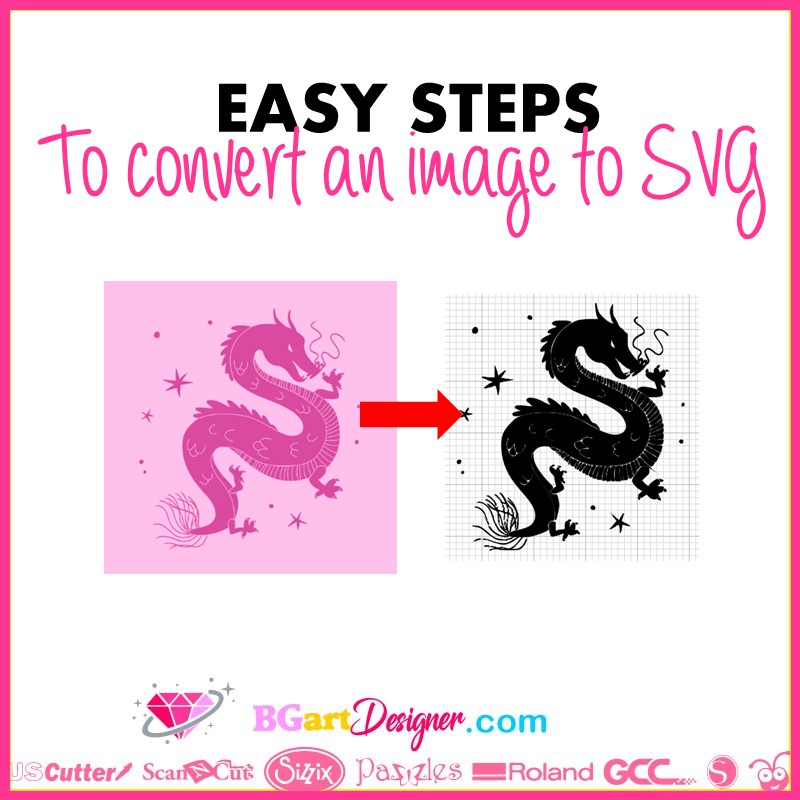 easy steps for convert an image to SVG