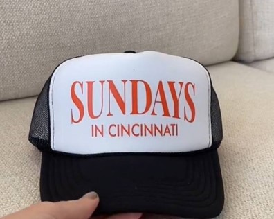 custom football cap with cricut