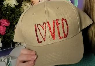 customized hat for valentines day