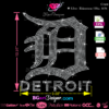Detroit Michigan Tigers, rhinestone template , svg for cricut