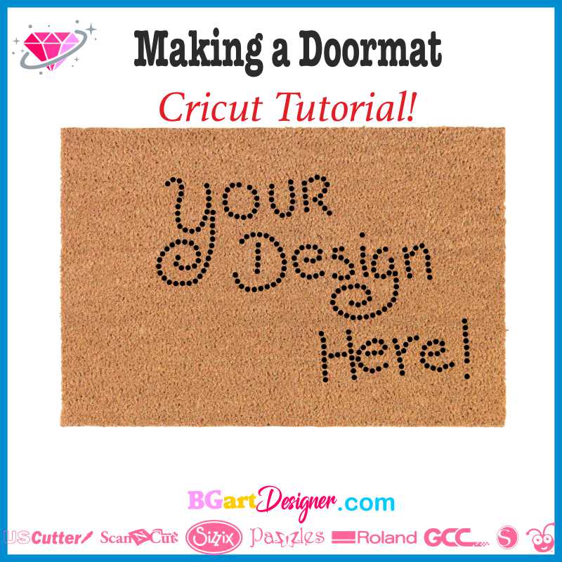 Gnome Doormat How to Make a Doormat with Cricut