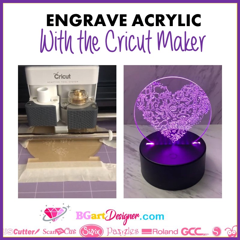 How to Engrave Acrylic - How to Engrave Acrylic with Cricut