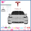 Download Tesla Model 3 front view svg cricut silhouette, png sublimation EV electric vehicle car digital file SVG, studio3, dxf eps, cricut cameo cut files, download, vector file layered vinyl