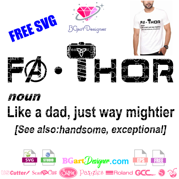 Free Fa Thor Fathor Svg Bgartdesigner Best Free Svg Cut Files