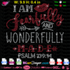 i am fearfully and wonderfully made psalm 139:14 rhinestone svg, religious quote fearfully bling cut file, silhouette dxf files, download digital rhinestone templates, mini lips rhinestone svg, feather rhinestone svg cricut