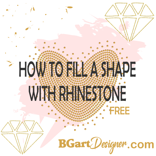 how to make rhinestone template in inkscape