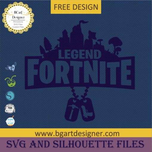 → Fortnite Battle Royale FREE svg - BGartdesigner: the best free svg