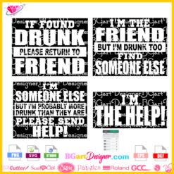 if drunk please return to friend svg cricut silhouette, found drunk svg layered, matching friend svg download
