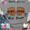 girl power svg cricut, girl bosss hand svg cricut, vector cut files silhouette cameo, feminist tshirt shirt
