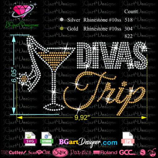 Divas Trip Girl Bling Shirt, Divas Trip Bling Shirts, Divas Trip Shirts, Girls Trip tshirt, Girls Vacation Shirt,Girls Trip Bling