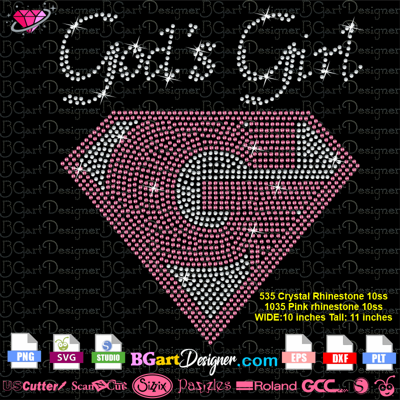 Download Lllá…god S Girl Rhinestone Download Jesus Rhinestone Template Files