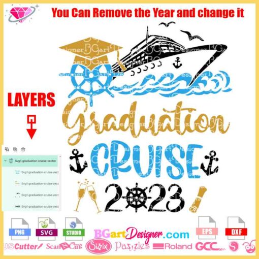 graduation cruise layered svg cricut, grad trip svg, graduation trip svg