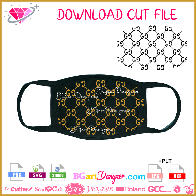 Download lllᐅDownload face mask GUCCI - cut file cricut silhouette ...