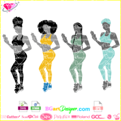 Fitness svg cut file, Sports svg cricut Gymnastic clip Woman silhouette for htv or vinyl