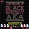 historically black sorority aka rhinestone svg cricut silhouette, black aka bling digital template