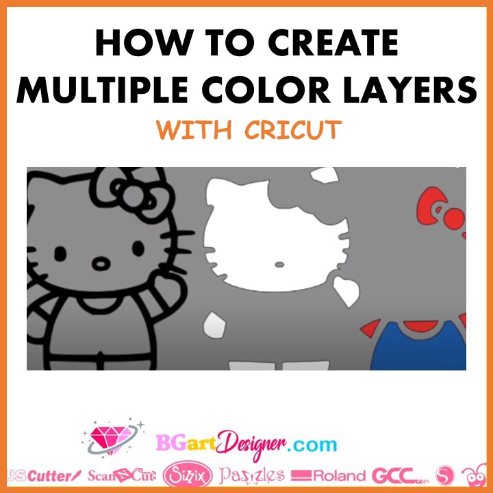 how to create multiple color layers with cricut