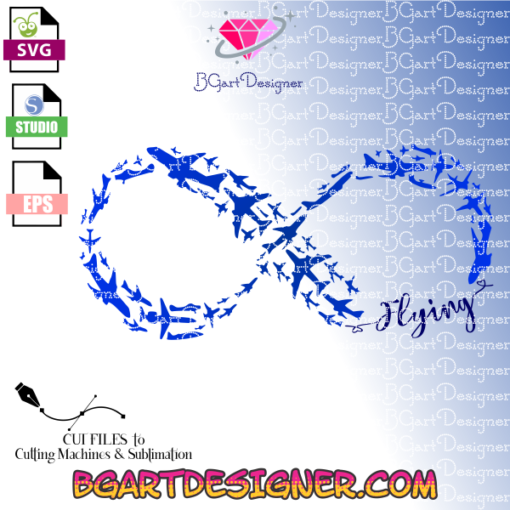 Infinity Symbol airplane svg, Aviation Gifts, Gifts for Travelers, instant download vector infinity, wedding