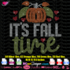 it's fall time pumpkin rhinestone template svg cricut silhouette, fall time pumpkin bling rhinestone transfer svg