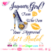 Jaguars girls heel file, vector cut files, jaguars logo, southern jaguars cricut, silhouette cameo