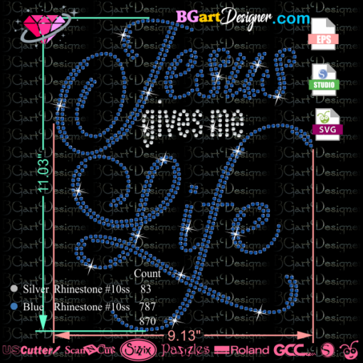 jesus gives me life, religious cross rhinestone svg