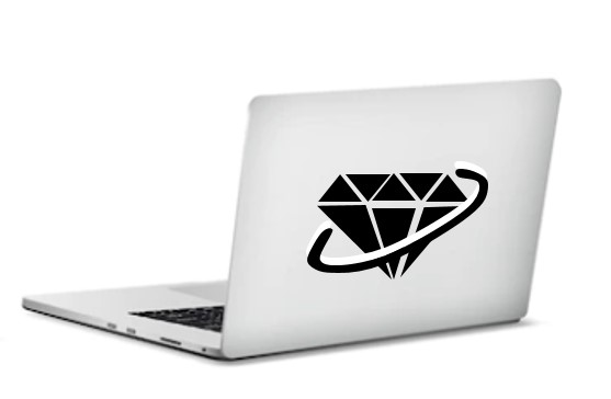 laptop vinyl decal size chart