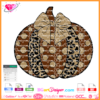 leopard pumpkin svg cricut silhouette, leopard print svg, fall svg cut file, Thanksgiving svg file sublimation