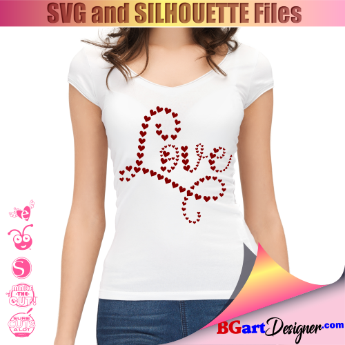 Download Lllá…love Valentines Day Svg Bgartdesigner Cricut And Silhouette Designs
