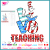 LOVE teaching things svg, Dr. Seuss Read svg vector, digital download I will teach you in a room, cat in the hat svg, funny teacher svg, love teaching thing layered dr seuss cut file