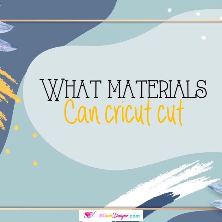 What materials can Cricut cut