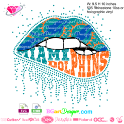 dripping lips Miami Dolphins football svg, Miami Dolphins logo svg, cricut cut file, silhouette cameo, nfl lips svg