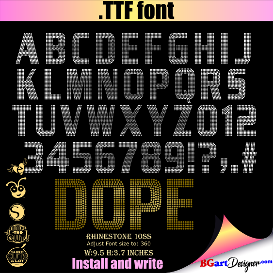 inkscape font in inces
