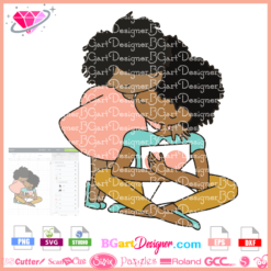 Mom daughter svg cricut silhouette, afro woman afro girl svg download, mom and me svg png transparent background